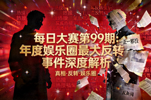 每日大赛第99期：年度娱乐圈最大反转事件深度解析视频封面
