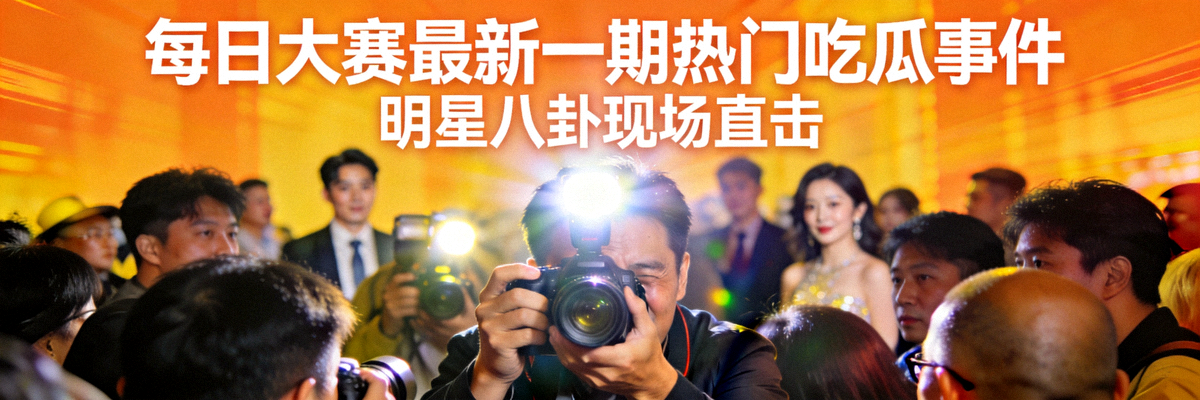 每日大赛最新一期热门吃瓜事件封面图：明星八卦现场直击