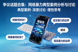 争议话题合集：网络暴力典型案例分析与讨论视频封面